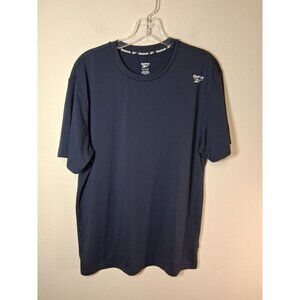 Reebok Athletic Shirt Gym Workout Casual Men's Size Medium Blue